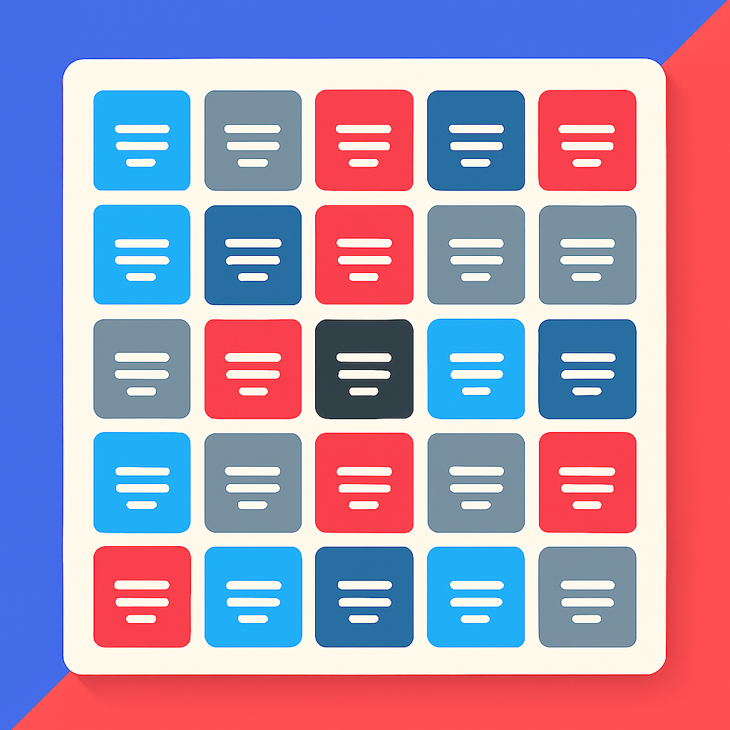 Grid of colored agent cards for Codenames